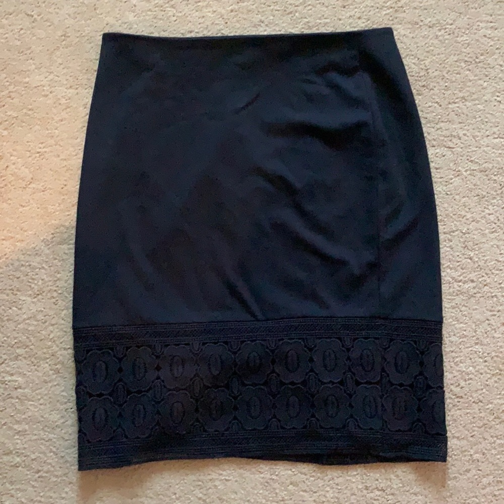 Talbots business black skirt
